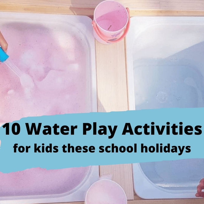10 of the best water sensory play activities for kids these school holidays