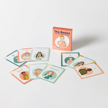 Load image into Gallery viewer, Set of Auslan flashcards and books on Australian Sign Language with colorful covers.