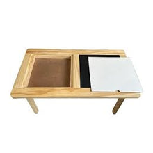 Load image into Gallery viewer, Wooden tray with compartments on a white background