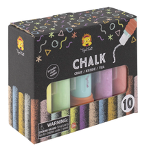Load image into Gallery viewer, ChalkStationery_TigerTribe10PcsColoredChalks
