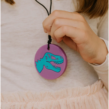 Load image into Gallery viewer, Dinosaur Chew Pendant Necklace | Jellystone Designs