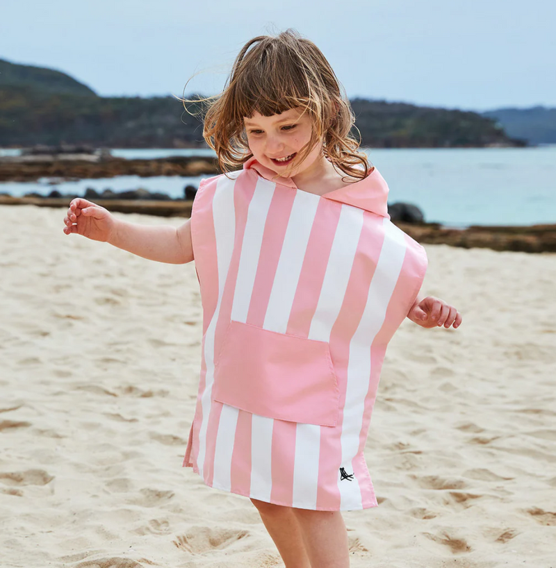 KidsPonchoQuickDryHoodedTowel-MalibuPink1