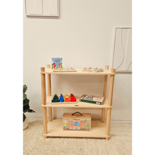 Load image into Gallery viewer, Montessori 3 tier shelf - Qtoys