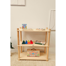 Load image into Gallery viewer, Montessori 3 tier shelf - Qtoys