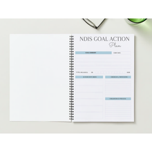 Load image into Gallery viewer, NDISgoaltrackerbinderfolder