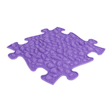 Load image into Gallery viewer, Purple textured puzzle piece mat on a white background