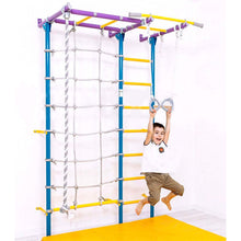 Load image into Gallery viewer, Swedish Giant Wallbars - S7 Mounted Climbing Wall for Kids