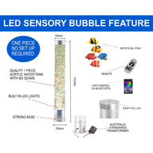 Load image into Gallery viewer, LED Bubble tube water feature | 180cm high