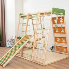 Load image into Gallery viewer, Wooden_Indoor_pikler_jungle_gym