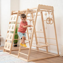 Load image into Gallery viewer, Wooden_Indoor_pikler_jungle_gym