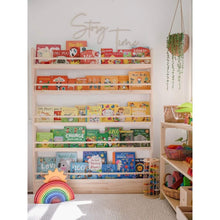 Load image into Gallery viewer, Children's bookshelf with colorful books in a room setting