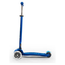 Load image into Gallery viewer, maxi-micro-deluxe-led-kids-scooter-3-wheel-navy-blue-