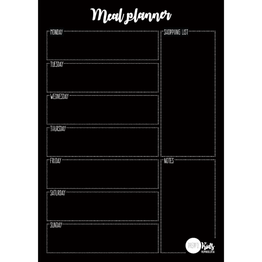 Meal Planner Magnetic Whiteboard A3 Prepp d Kids The Sensory meal-planner-magnetic-whiteboard-a3-prepp-d-kids-the-sensory