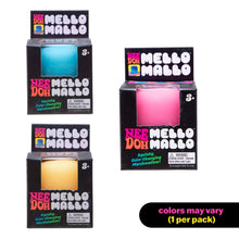 Load image into Gallery viewer, Multiple boxes of Nee Doh Mello Mallo with colorful packaging on a white background.