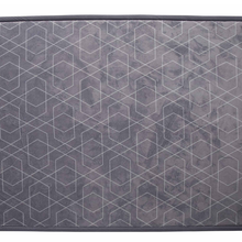 Load image into Gallery viewer, mooshy-mat-geo-grey-up-close_1