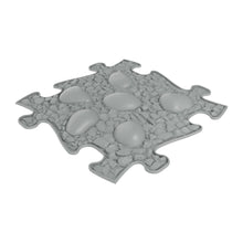 Load image into Gallery viewer, Gray puzzle piece with textured surface on a white background