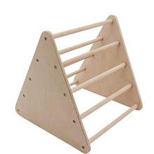 Load image into Gallery viewer, bambino wooden pikler climbing triangle frame infant sensory toys melbourne
