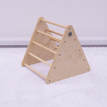 Load image into Gallery viewer, bambino wooden pikler climbing triangle frame infant sensory toys melbourne
