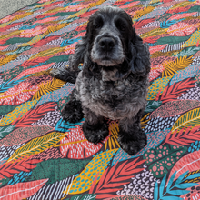 Load image into Gallery viewer, PICNIC-RUG-BRIGHT-LEAVES
