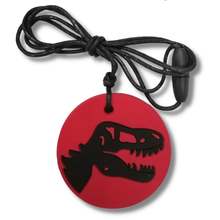 Load image into Gallery viewer, Dinosaur Chew Pendant Necklace | Jellystone Designs
