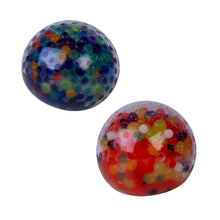 Load image into Gallery viewer, Sensory Gel Bead Multicoloured Smooshos Ball
