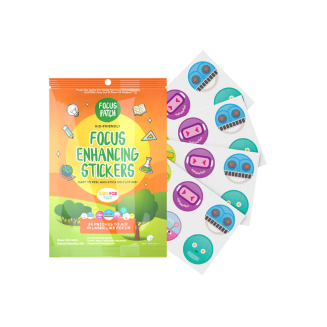 FocusPatch Focus Enhancing Stickers | Natural Patch β The Sensory ...