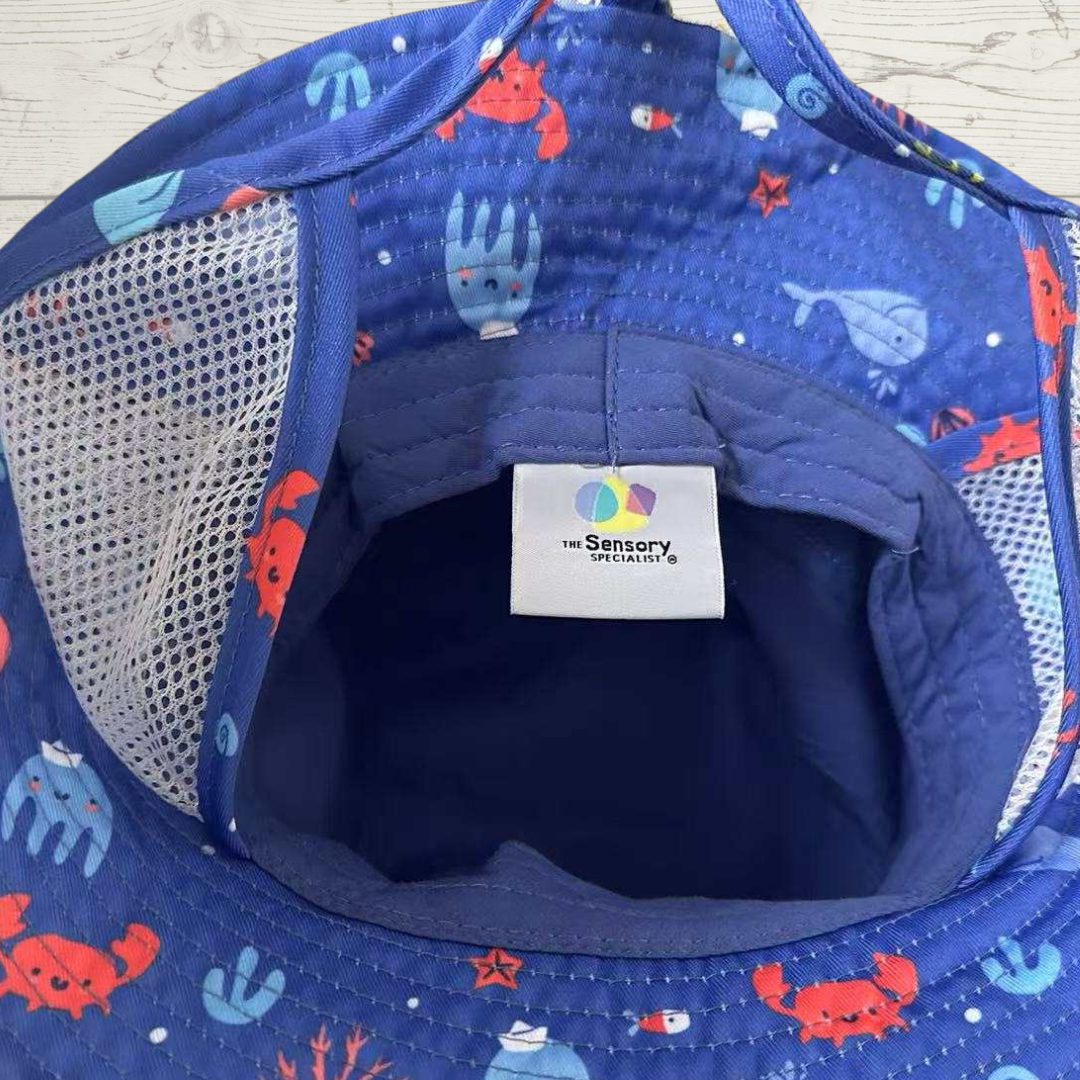 Hearing Aid Bucket Hat Kids Sun hat for deaf / hard of hearing The