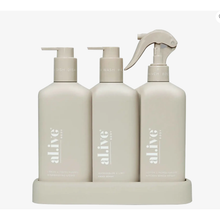 Load image into Gallery viewer, KitchenCleaningTrio-Lemon_Pomegranate_Watermelon_Lime_Al.iveBody1
