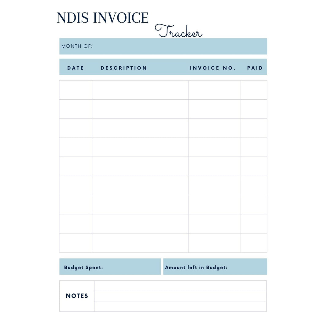 invoice tracker