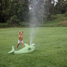 Load image into Gallery viewer, Inflatable Sprinkler -Khaki Shark | Sunny Life
