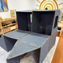 Load image into Gallery viewer, Giant Magnetic Felt Tiles | 20 piece STEM Building Set
