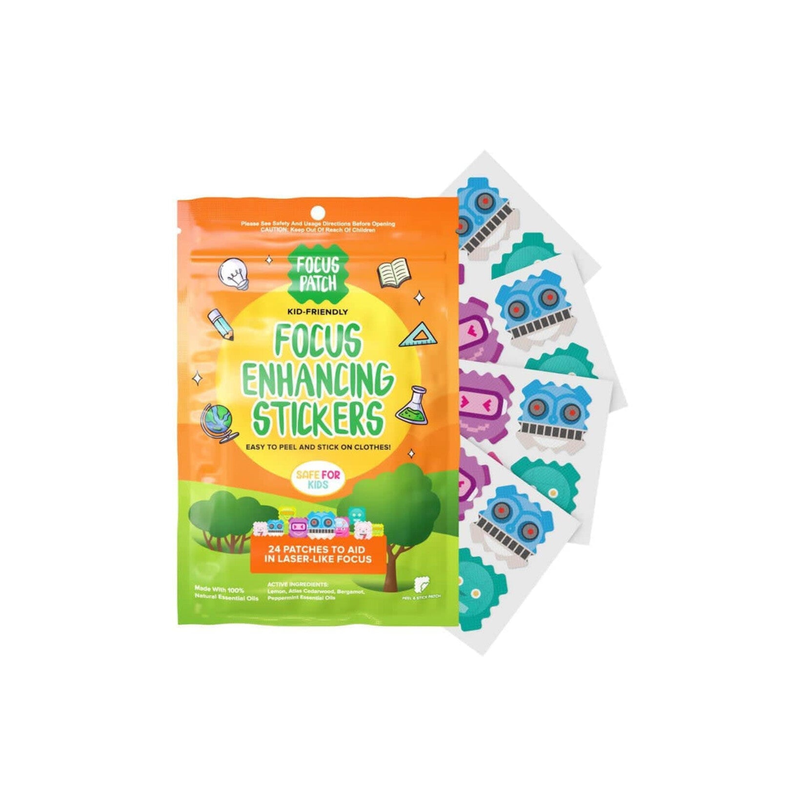 Focus Patch Stickers FocusPatch Focus Enhancing Stickers | Natural Patch – The Sensory ...
