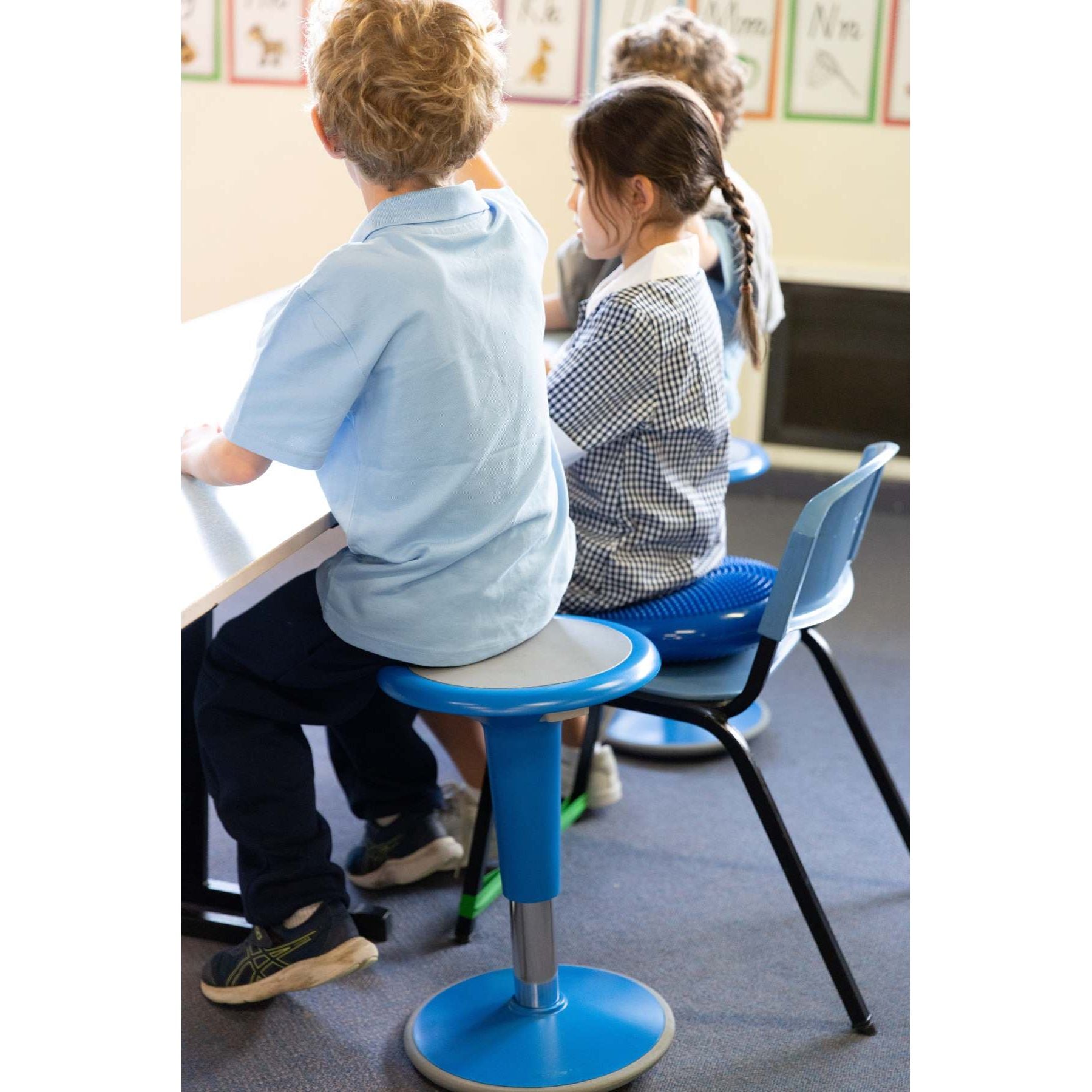 Student Stools Wobble Stool - Height Adjustable | Active Seating – The Sensory ...