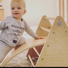 Load image into Gallery viewer, bambino wooden pikler climbing triangle frame infant sensory toys melbourne
