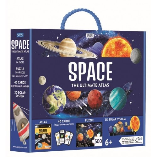 ultimate space atlas and puzzle set