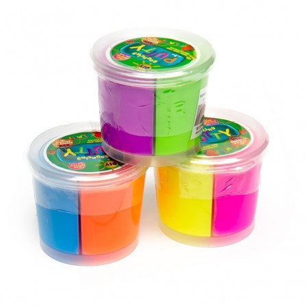 two tone neon bouncing putty sensory fidget toy melbourne