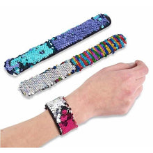 Load image into Gallery viewer, Colour Changing Sequin Slap Band - The Sensory Specialist
