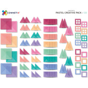 Pastel Creative Pack - 120 Piece | Connetix Magnetic Tiles – The