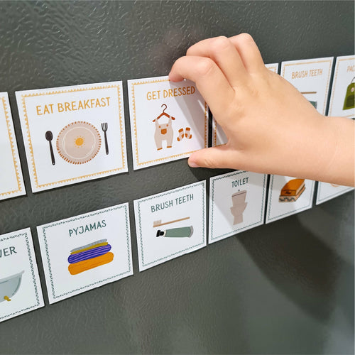 creative sprout magnetic routine cards