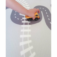 Load image into Gallery viewer, grace and maggie baby driver earl grey playmat round
