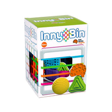 Load image into Gallery viewer, Inny Bin Fat Brain Toys shape sorting sensory toy box
