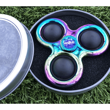 Pop It Metal Fidget Spinner | Kaiko Fidgets – The Sensory