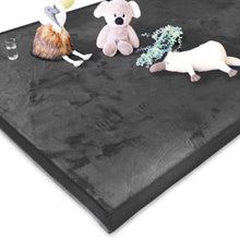 Load image into Gallery viewer, mellow mat sensory rug dark grey
