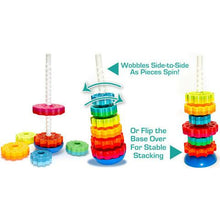 Load image into Gallery viewer, Spin Again stacking spiral spinner Fat Brain Toys
