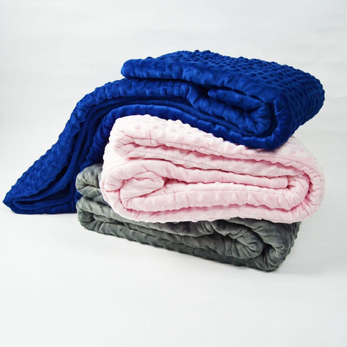 Weighted Minky Throw Rug - Free Shipping! - The Sensory Specialist