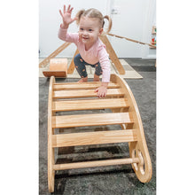 Load image into Gallery viewer, Wooden Boat Rocker and Climber - The Sensory Specialist
