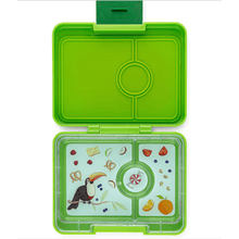 Load image into Gallery viewer, yumbox-snack-bento-box-lime-green-toucan
